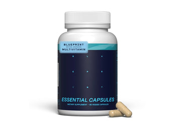 Blueprint Bryan Johnson Essential Capsules - Daily Multivitamin/Multimineral for Women and Men - Antioxidant Supplement with Calcium, Vitamin B1, Vitamin D, and Zinc Blueprint Bryan Johnson buy supplements canada