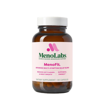 MENOLABS MenoFit, Menopause Supplements for Women - 60 Capsules - Advanced Women’s Probiotic with Vitamins and Red Clover for Gut Health, Hot Flashes and Hormone Balance for Women MENOLABS buy supplements canada