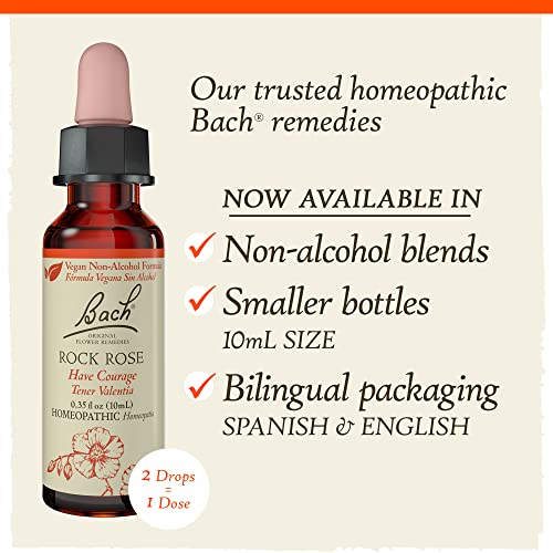 Bach Original Flower Remedies, Rock Rose for Courage (Non-Alcohol Formula), Natural Homeopathic Bach buy supplements canada