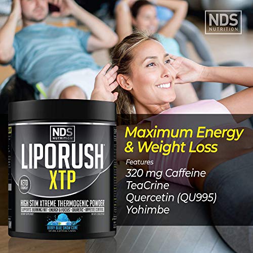 LIPORUSH NDS Nutrition XTP Thermogenic Fat Burner with L-Carnitine - Energy, Focus LIPORUSH buy supplements canada
