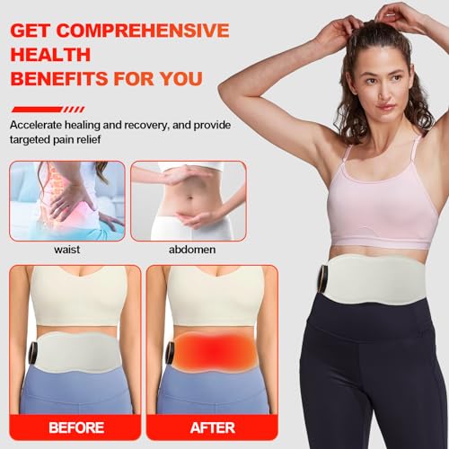 Red Light Therapy Belt Vibrating for Muscle Recovery and Pain Relief DYUF buy supplements canada