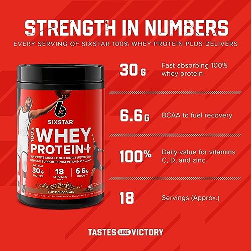 Six Star Elite Series 100% Whey Protein Plus Triple Chocolate 1.8lbs US Six Star buy supplements canada