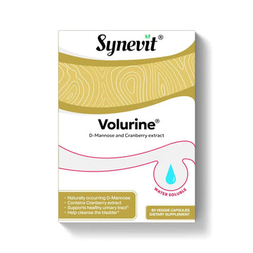 Volurine® D-Mannose & Cranberry Complex for Urinary Tract Health | 30 Capsules Synevit buy supplements canada