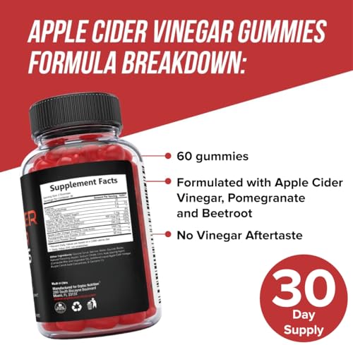 Apple Cider Vinegar Gummies with Mother- 1000mg - Supplement Formulated to Support ORPHIC NUTRITION buy supplements canada