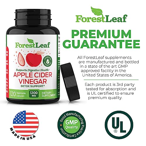 ForestLeaf - Apple Cider Vinegar Capsules with Cayenne Pepper Powder 1200mg ForestLeaf buy supplements canada