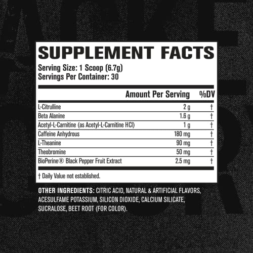 Jacked Factory NITROSURGE Shred Pre Workout Supplement - Energy Booster, Instant Jacked Factory buy supplements canada