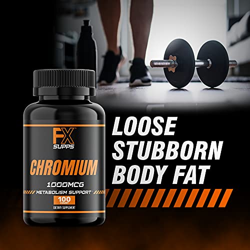FX Supps Chromium Polynicotinate 1000 mcg (100 Capsules) Weight Management Supplements FXSUPPS buy supplements canada