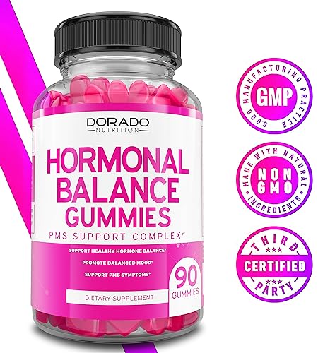 Hormonal Balance For Women & PMS Relief Gummies (90 Gummies) - Support Cramps DORADO NUTRITION buy supplements canada