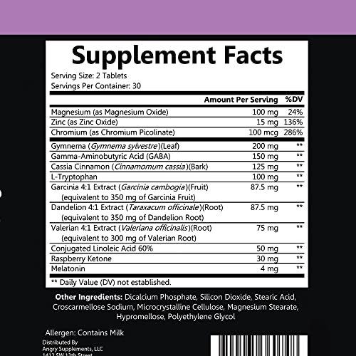 Angry Supplements Skinny Dreams, Night Time for Restful Sleep All-Natural Weight Loss Angry Supplements buy supplements canada