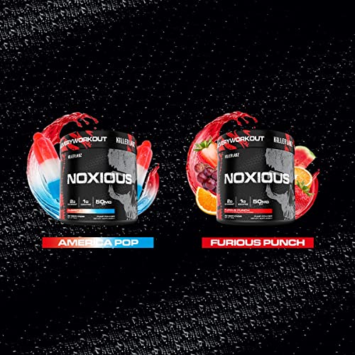 Noxious Extreme Nitric Oxide Booster Pump Pre-Workout Powder | Endurance and Muscle KILLER LABZ buy supplements canada