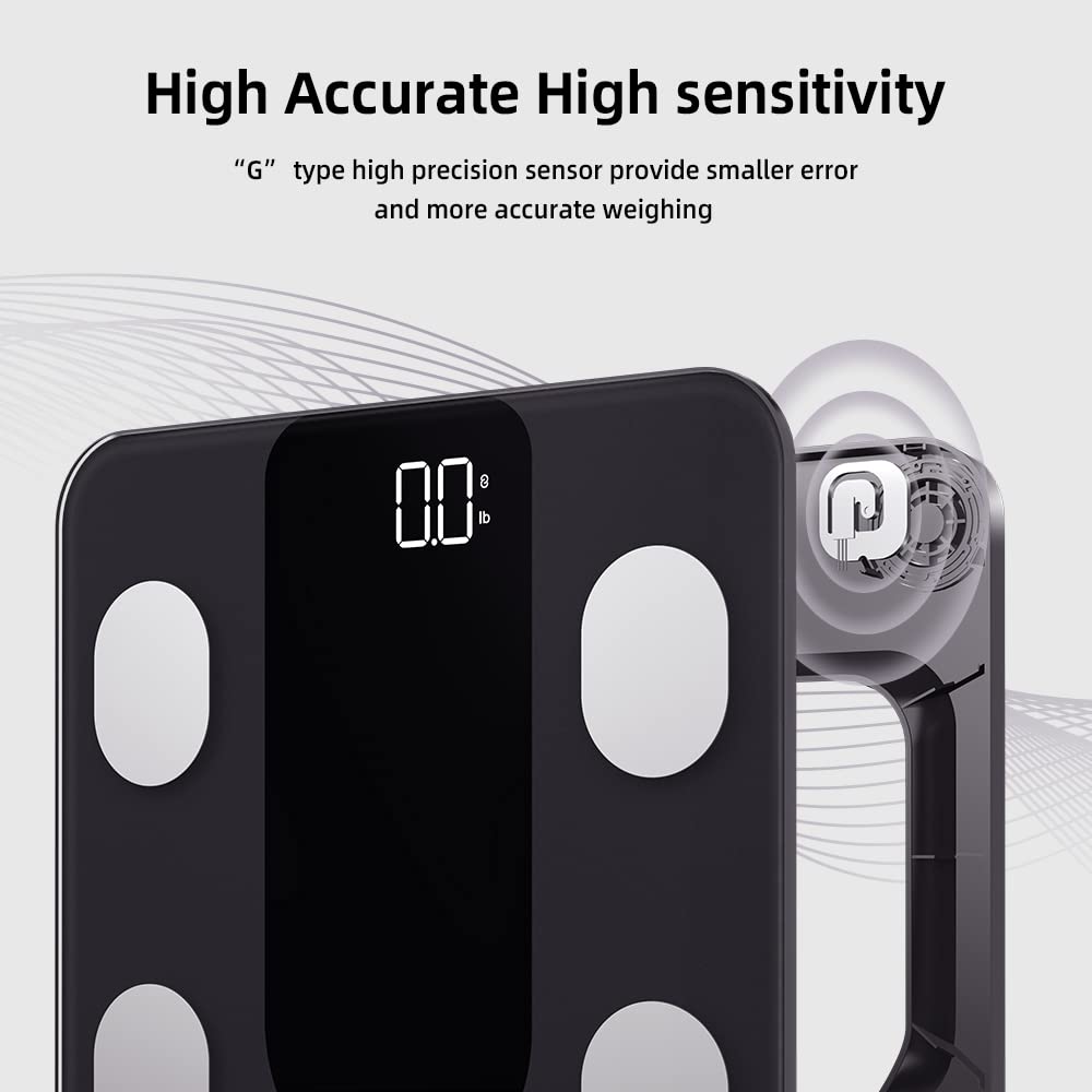 RunSTAR Smart Scale for Body Weight, Digital Bathroom Scale BMI Weighing Body Fat Scale runstar buy supplements canada
