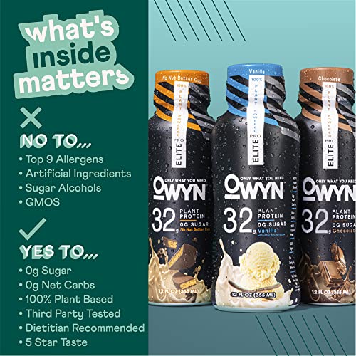 OWYN Only What You Need Pro Elite Vegan High Protein Keto Shake, 32g Protein OWYN Only What You Need buy supplements canada
