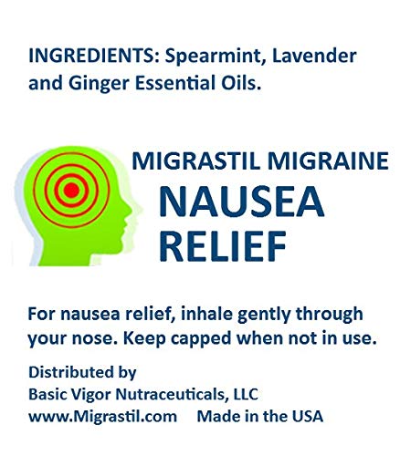 Basic Vigor Migrastil Inhaler (Pack of 2) - Pocket Size Aromatherapy Inhaler for Queasiness Basic Vigor buy supplements canada