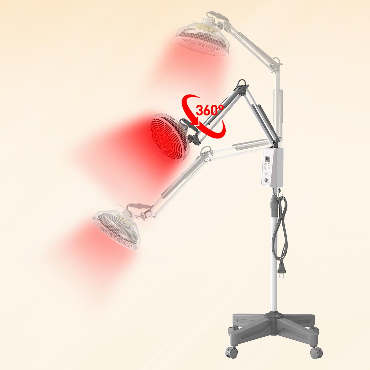 TDP and Infrared Red Light Therapy with Base, 2 in 1 Infrared Heat Lamp Device with 275W Bulb YUNCHI buy supplements canada