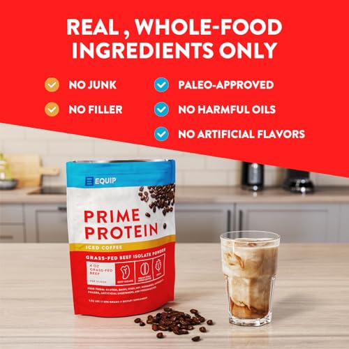 Equip Foods Prime Protein - Grass Fed Beef Protein Powder Isolate - Paleo and Keto Equip buy supplements canada