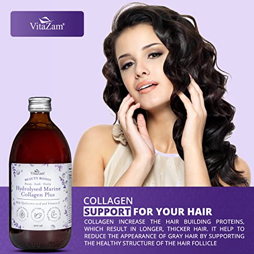 Diamond Elixir Marine Liquid Collagen Type 1 & 3 Hydrolysed Collagen Peptides 10000mg VitaZam buy supplements canada