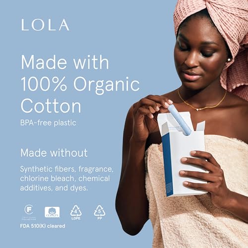 LOLA Organic Cotton Tampons, 8 Count - Tampons Regular, Period Feminine Hygiene Products LOLA buy supplements canada