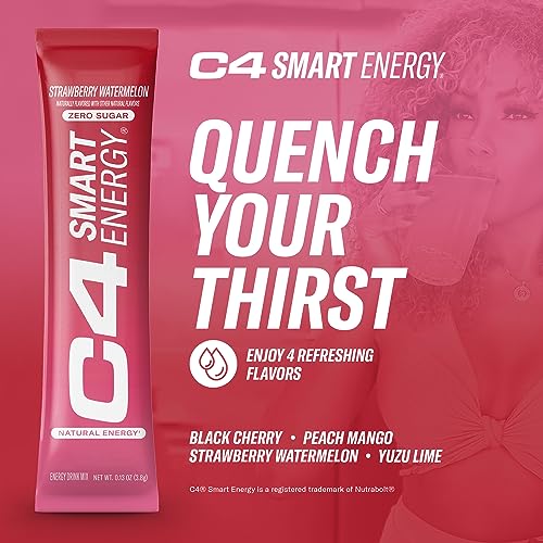 C4 Smart Energy Powder Stick Packs - Sugar Free Performance Fuel & Nootropic Brain Cellucor buy supplements canada