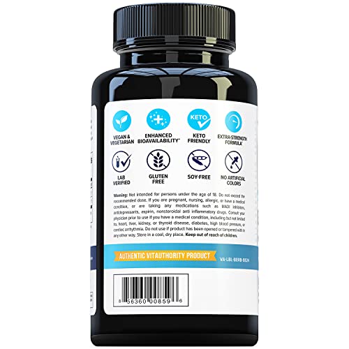Vitauthority Extra Strength Berberine with Ceylon Cinnamon High Absorption Vitauthority buy supplements canada