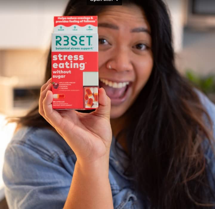 R3SET Stress Eating Daily Supplement Capsules – Apple Cinnamon – 28ct R3SET buy supplements canada