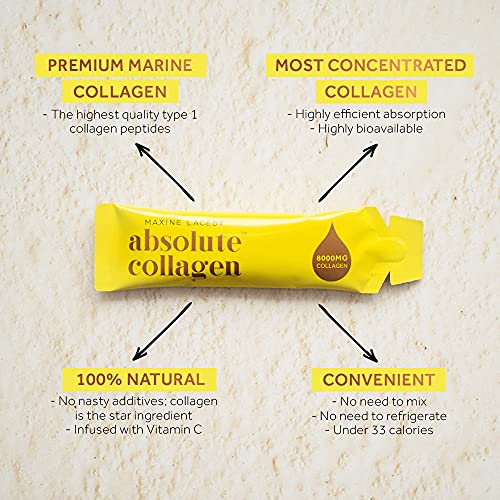 Absolute Collagen Marine Liquid Collagen Supplement for Women - 8000mg Collagen in Each Sachet Absolute Collagen buy supplements canada