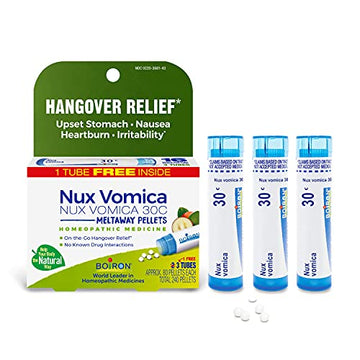 Boiron Nux Vomica 30C Homeopathic Medicine for Hangover Relief, Upset Stomach, Nausea Boiron buy supplements canada
