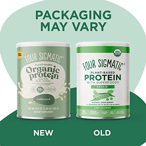 Four Sigmatic Organic Plant-Based Protein Powder Unflavored Protein with Lion’s Mane Four Sigmatic buy supplements canada