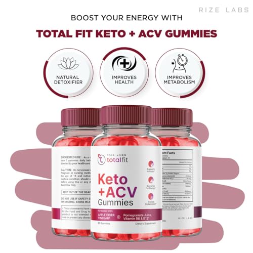 (2 Pack) Total Fit Keto ACV Gummies Advanced Weight Loss, Total Fit Keto ACV + BCB Gummies rize labs buy supplements canada