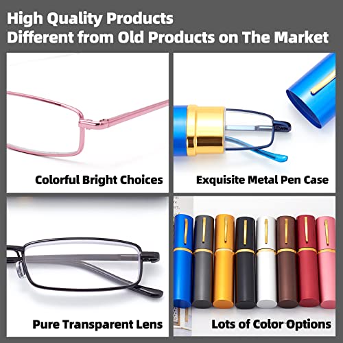 HIGHLIKE 4-Pack Slim Pocket Reading Glasses Men Women, Compact Readers Super Clear HIGHLIKE buy supplements canada