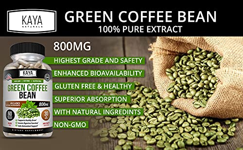 Kaya Naturals Green Coffee Bean 60ct - Weight Management Kaya Naturals buy supplements canada