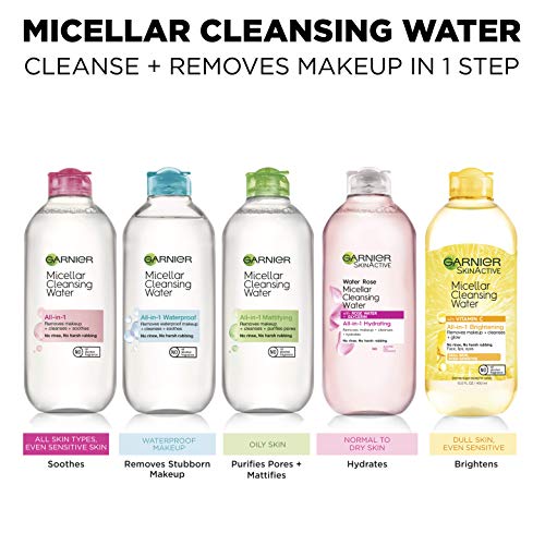 Garnier Micellar Water with Rose Water and Glycerin, Hydrating Facial Cleanser & Makeup Remover, For All Skin Types Garnier buy supplements canada