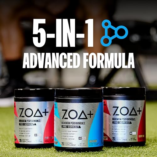 ZOA Pre-Workout Powder Bundle, All Flavors - 75 Servings (3-Pack) ZOA buy supplements canada