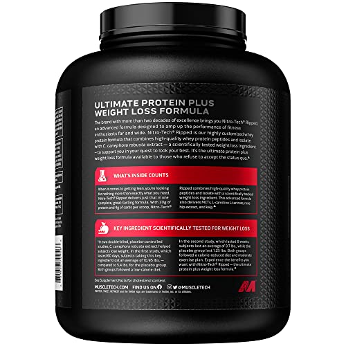 MuscleTech Nitro-Tech Ripped Lean Whey Protein Powder Whey Protein Isolate Weight MuscleTech buy supplements canada
