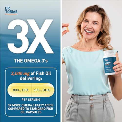 Dr. Tobias Omega 3 Fish Oil, 800 mg EPA 600 mg DHA Omega 3 Supplement for Heart Dr. Tobias buy supplements canada