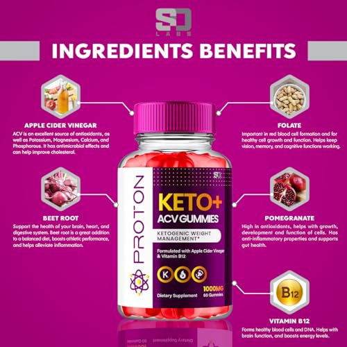 Proton Keto ACV Gummies Advanced Weight Loss 1000 MG, Proton Keto ACV Gummies S.O Labs buy supplements canada