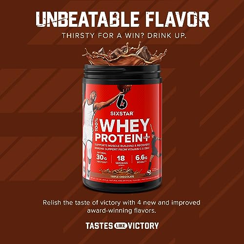 Six Star Elite Series 100% Whey Protein Plus Triple Chocolate 1.8lbs US Six Star buy supplements canada