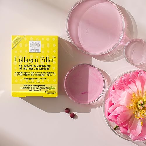 New Nordic Skin Care Collagen Filler 60 Tablets - Reduce The Formation of Wrinkles with Marine Collagen New Nordic Ltd buy supplements canada
