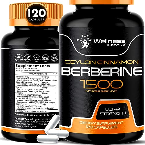 WELLNESS LABSRX Berberine Supplement 1500mg - Liposomal Berberine with Ceylon WELLNESS LABSRX buy supplements canada
