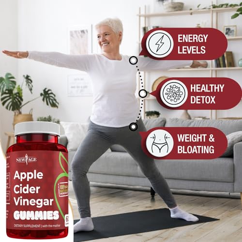 NEW AGE Apple Cider Vinegar Gummies 2-Pack - 120 Count - Immunity & Detox NEW AGE buy supplements canada