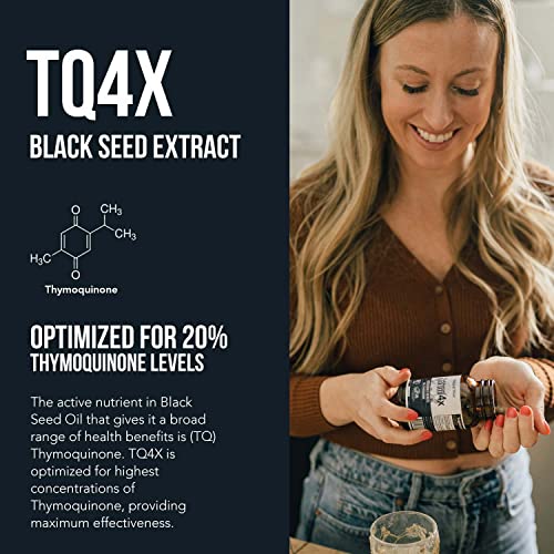 20% Thymoquinone Black Seed Oil Extract Capsules - TQ-Advanced 4X®: Highest Triquetra Health buy supplements canada