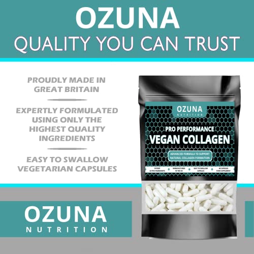 Pro Performance Vegan Collagen Complex – Vegetarian Collagen Capsules, Plant Based Collagen OZUNA NUTRITION buy supplements canada
