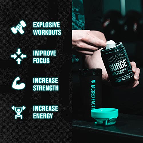 Jacked Factory Nitrosurge Max Nootropic Pre Workout Powder - Premium Pre Workout Jacked Factory buy supplements canada