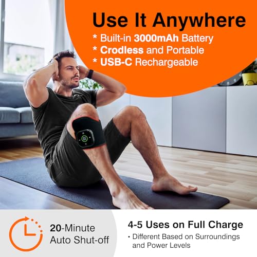 Cordless Red Light Therapy for Knee, Infrared Light Therapy Devices for Knee Pain Relief, Meniscus Injury agiogio buy supplements canada
