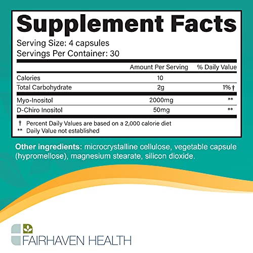 Fairhaven Health Myo-Inositol and D-Chiro Inositol Supplement | 40:1 Ratio | Female Fairhaven Health buy supplements canada