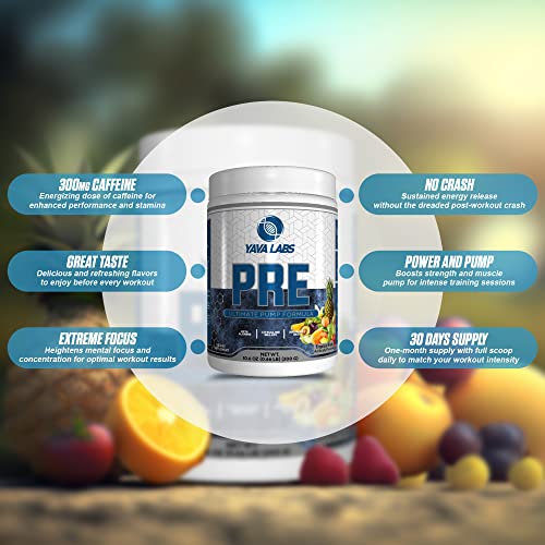 Yava Labs PRE Workout Ultimate Pump Formula (Energy Drink) Yava Labs buy supplements canada