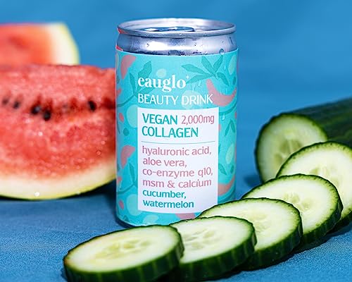 Eauglo- Cucumber & Watermelon Vegan Collagen Beauty Drink, Anti-Ageing & Radiant Skin EauGlo buy supplements canada
