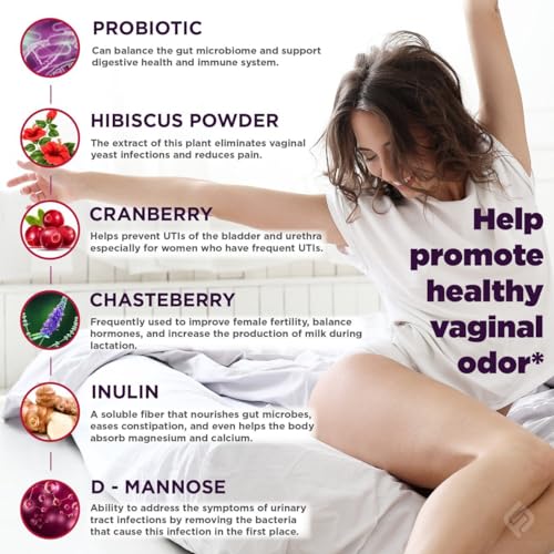 Vaginal Probiotics for Women Digestive Enzymes Gut Health PH Balance Pills, Women's Fuze Naturals buy supplements canada
