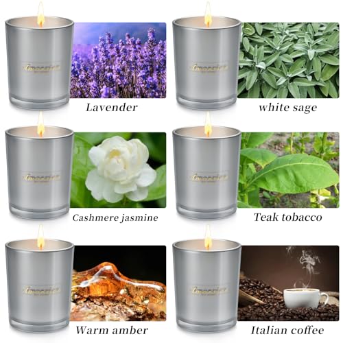 6 Pack Candles Clearance, Large Scented Candles, Candles for Home Scented, 35oz 250 Hour Long VSAFHZ buy supplements canada