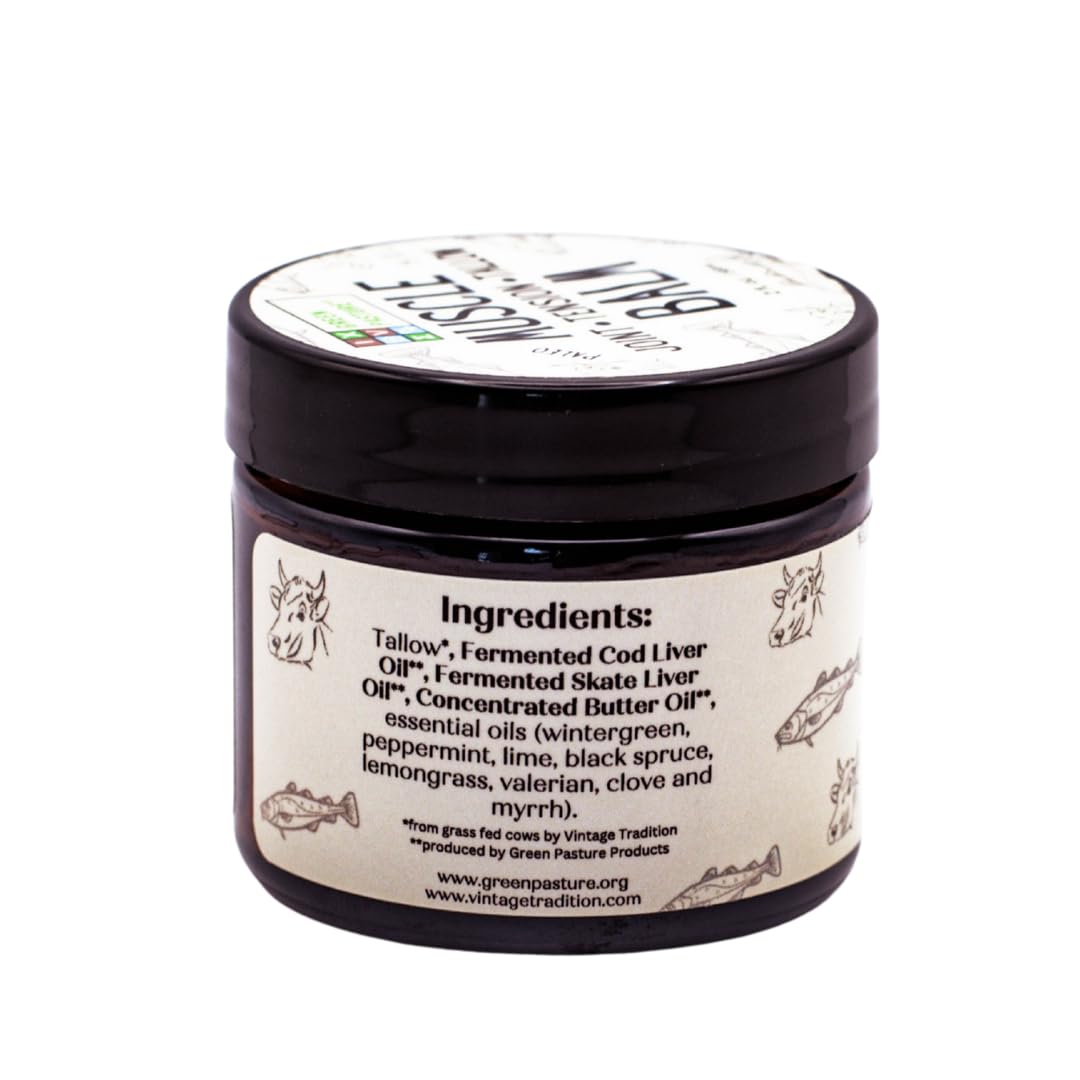 Green Pasture Muscle Balm (Muscle Balm, 2, Fl Oz), Cream Green Pasture buy supplements canada